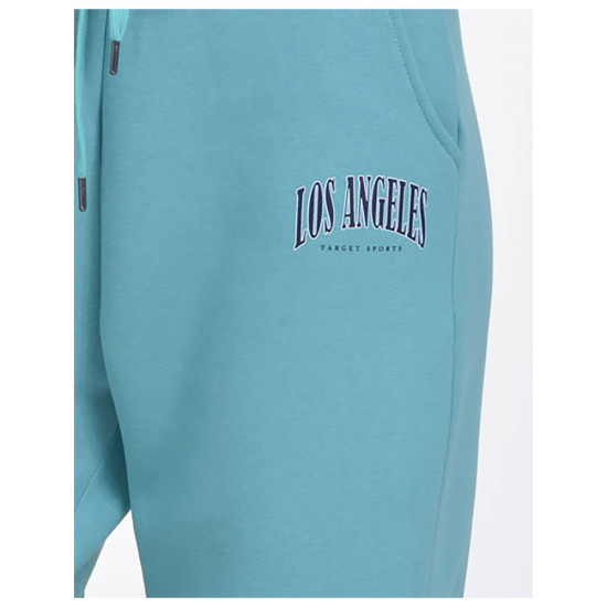 Target Γυναικείο παντελόνι φόρμας Oversized Cuffed Pants Fleece "Los Angeles"